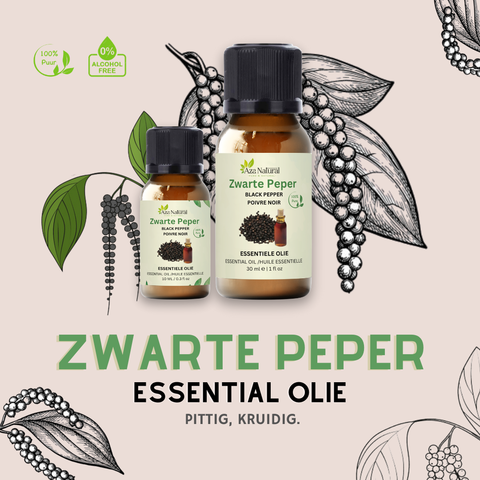 Zwarte Peper Essentiële Olie