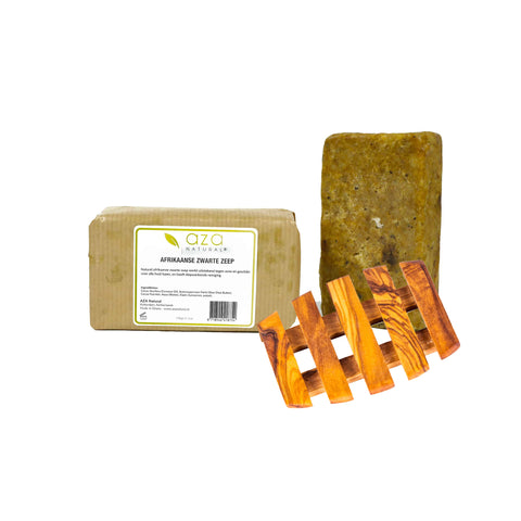 African Black Soap met Zeephouder