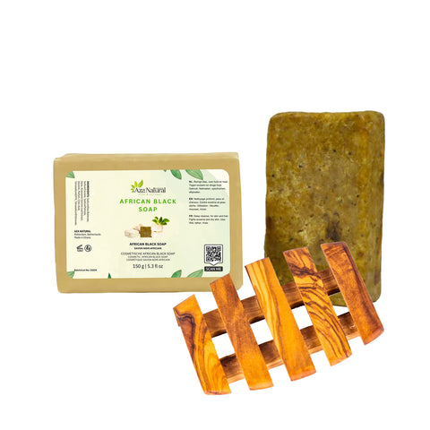 African Black Soap met Zeephouder